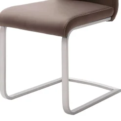 Clearance Freischwinger Servi Lederstühle|Freischwinger