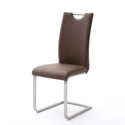 New Freischwinger Set Mady Lederstühle|Freischwinger