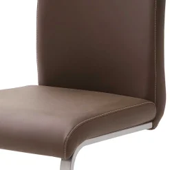 New Freischwinger Set Mady Lederstühle|Freischwinger