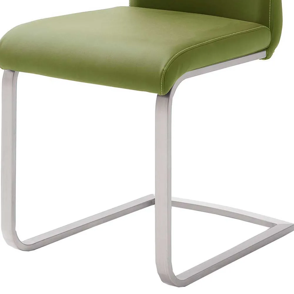 Discount Freischwingerstuhl Galini Lederstühle|Polsterstühle