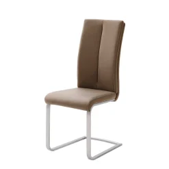 Clearance Freischwingerstuhl Karim Lederstühle|Freischwinger