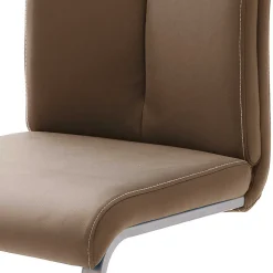 Clearance Freischwingerstuhl Karim Lederstühle|Freischwinger