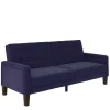 Hot Funktions Sofa Blau Ellos 3 Sitzer Sofa|Schlafsofas