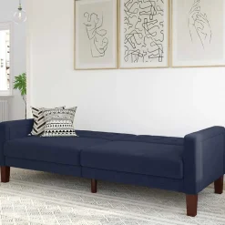 Hot Funktions Sofa Blau Ellos 3 Sitzer Sofa|Schlafsofas