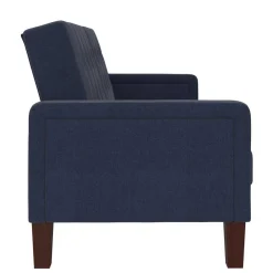 Hot Funktions Sofa Blau Ellos 3 Sitzer Sofa|Schlafsofas