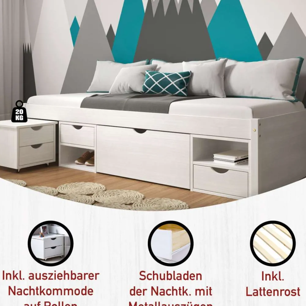 Outlet Funktionsbett Page Kinder Kinderbetten