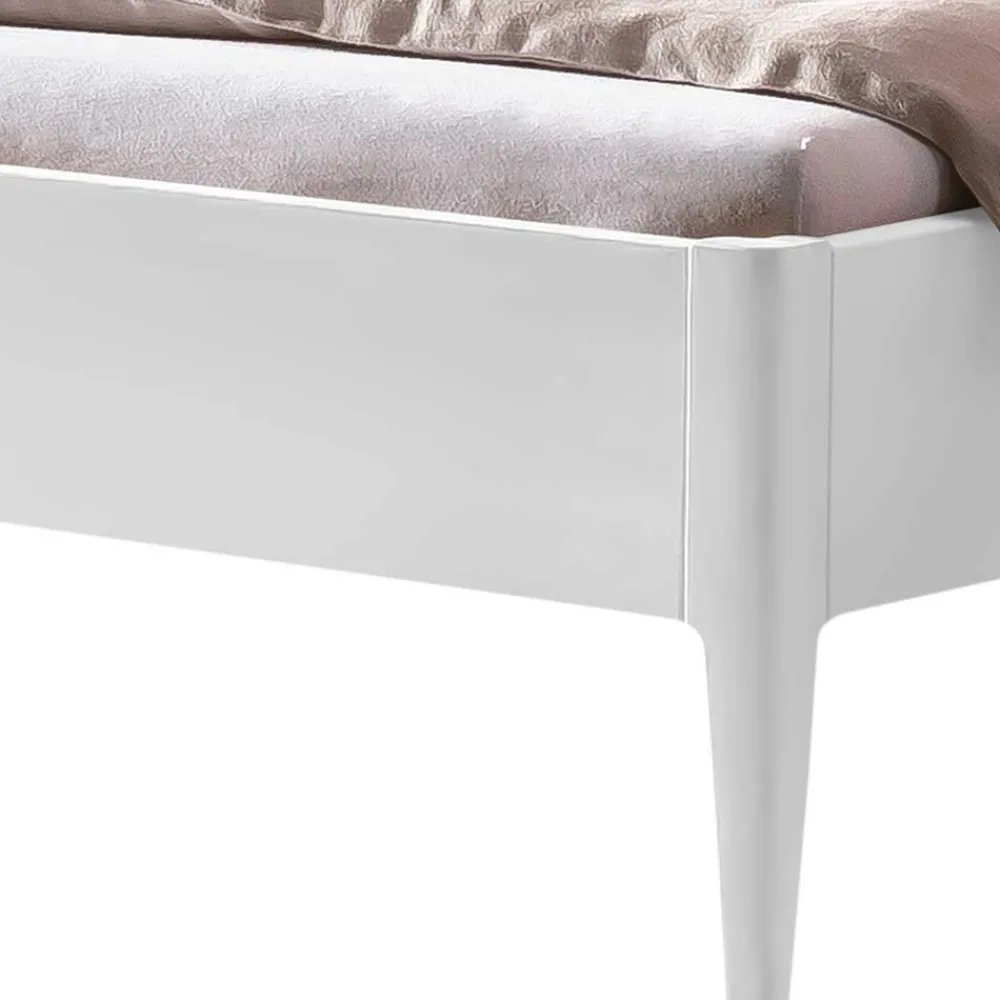 New Futonbett in Weiß Mutez Doppelbetten|Massivholzbetten