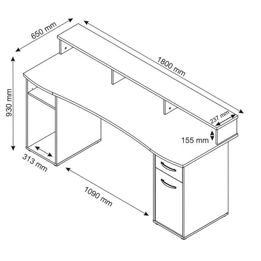 Gaming Schreibtisch Bostaoro*Pharao24 Hot