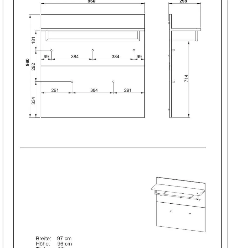 Outlet Garderobe Anita Wandgarderoben