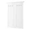 Clearance Garderobe Massivholz Kiefer weiss Vomano Garderoben Paneele|Wandgarderoben