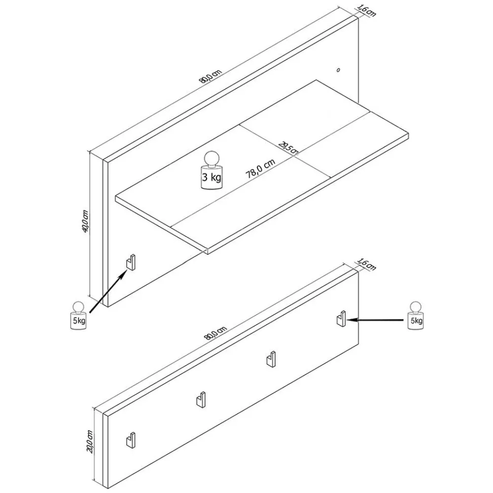 Garderoben Set Owenza*Pharao24 Clearance