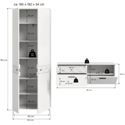Best Garderobenkombination Meteora Garderobensets