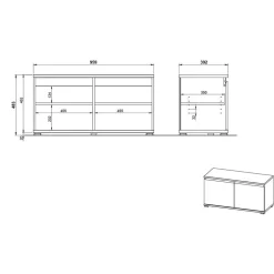 Garderobenkombination Sveralda*Pharao24 Discount