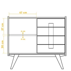 Garderobenkommode Carilla*Pharao24 New