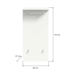 Outlet Garderobenpaneel Ampiano Wandgarderoben|Garderoben Paneele