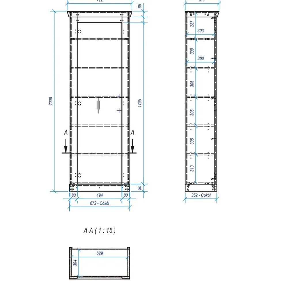 Hot Garderobenschrank Flurencina Dielenschränke