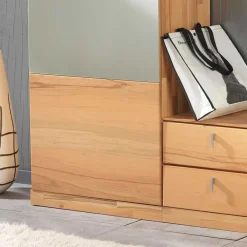 Discount Garderobenschrank Meryno Massivholzmöbel|Massivholz Schränke
