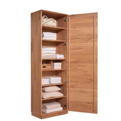 Discount Garderobenschrank Meryno Massivholzmöbel|Massivholz Schränke