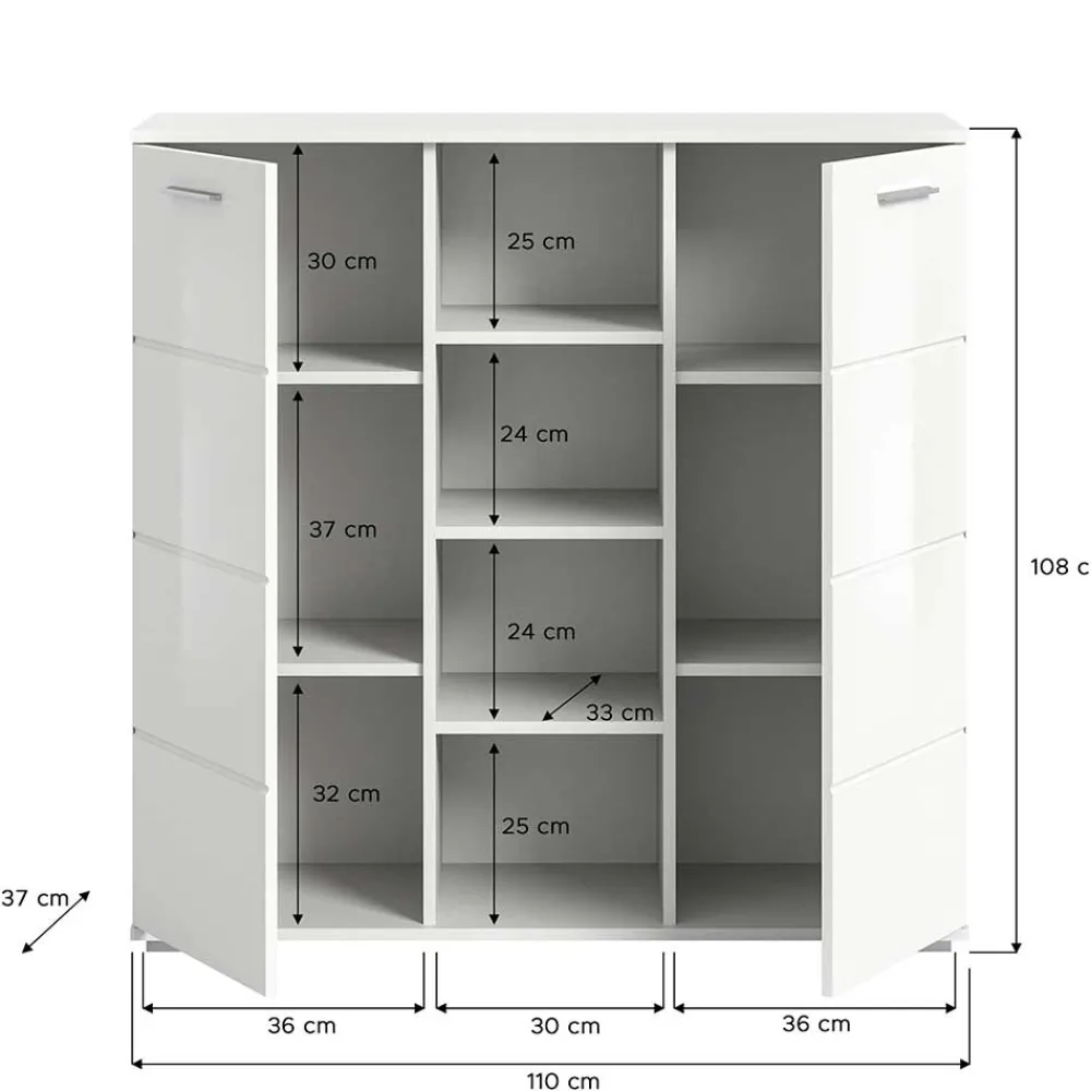 Discount Garderobenschuhschrank Ampiano Schuhschränke