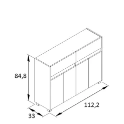 Outlet Garderobenset Lusa Garderobensets