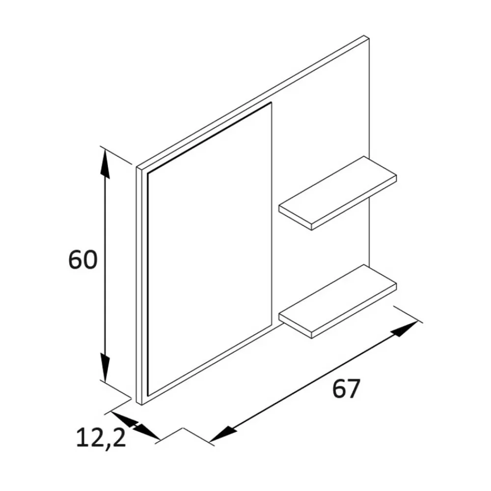 Online Garderobenspiegel mit Ablage Call Wandspiegel|Schlafzimmerspiegel