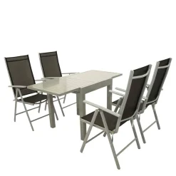 Discount Gartenessgruppe wetterfest Lamon Gartenmöbel|Sitzgruppen