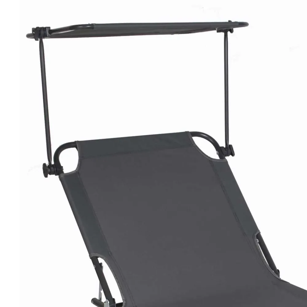 Gartenliege mit Dach Charisse Liegen