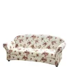 Geblümtes Sofa Manitoba Wohnzimmercouch|3 Sitzer Sofa