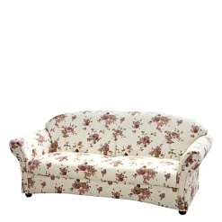 Geblümtes Sofa Manitoba Wohnzimmercouch|3 Sitzer Sofa