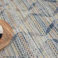 Gemusterter Kurzflor Teppich Veroana*Pharao24 New