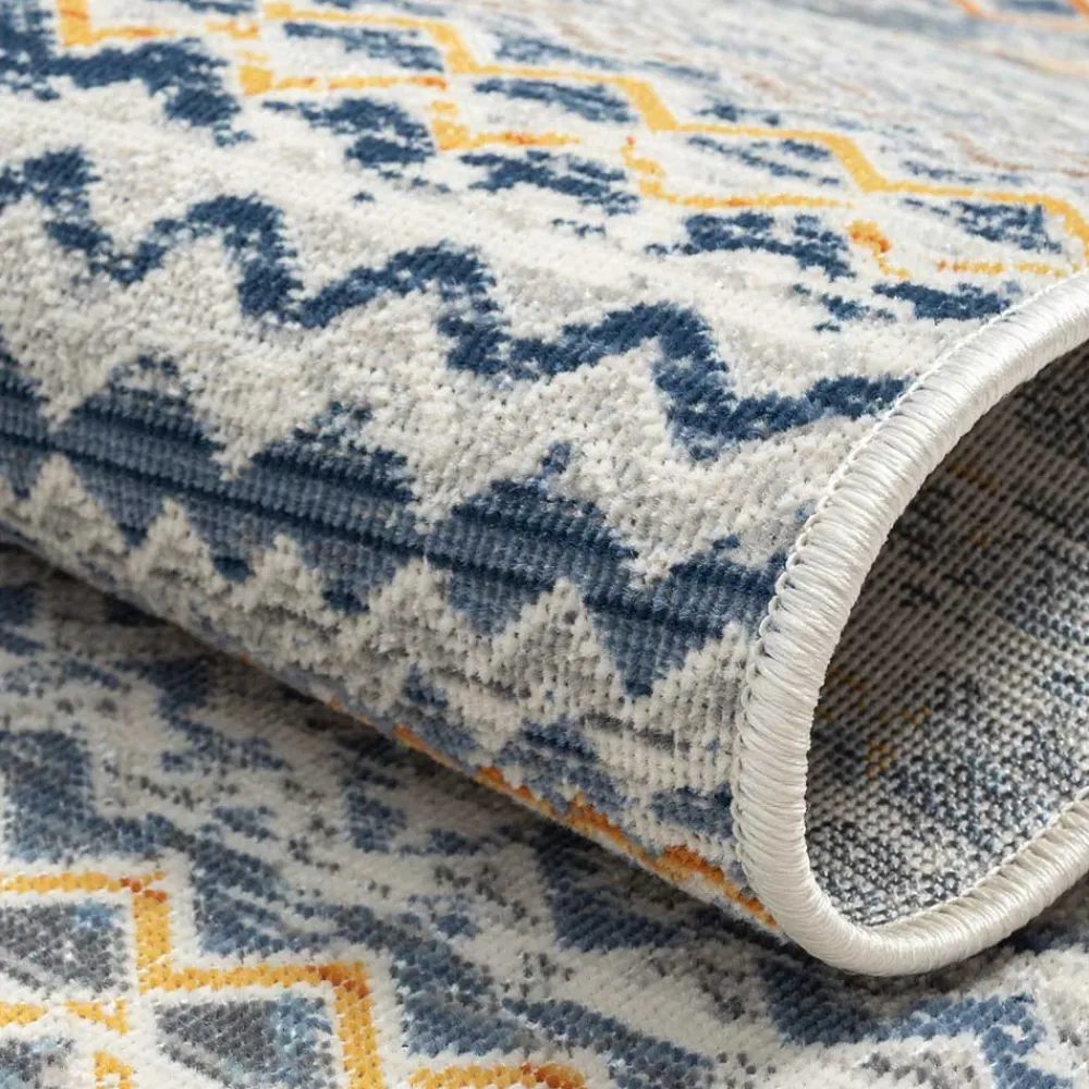 Gemusterter Kurzflor Teppich Veroana*Pharao24 New