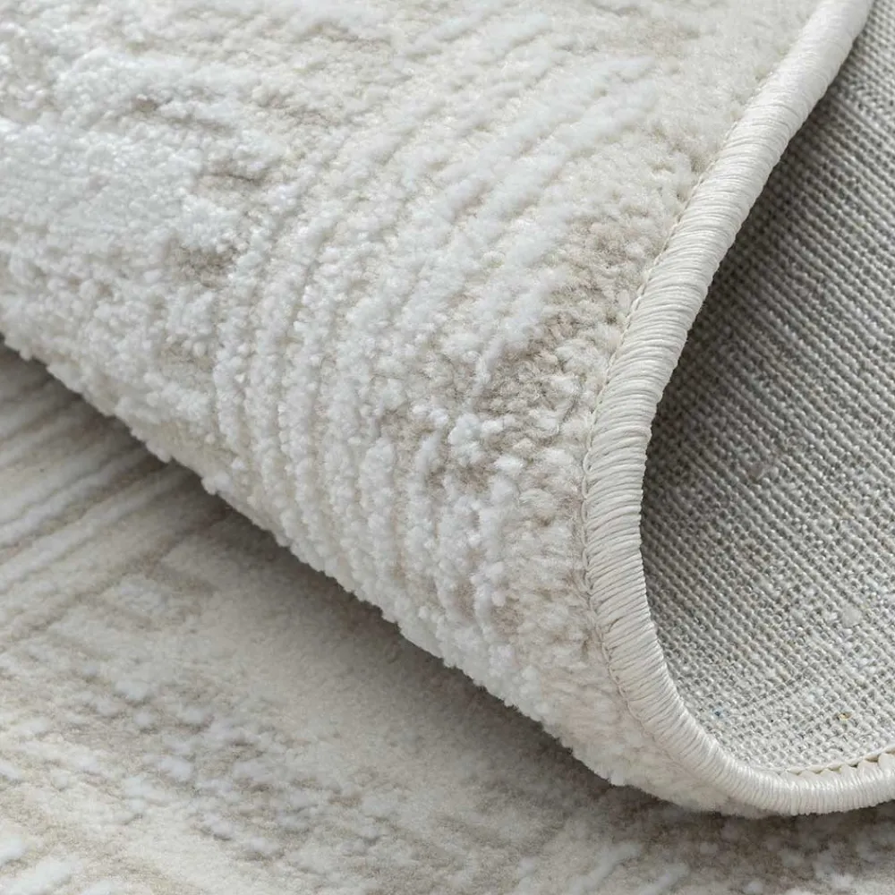 Clearance Gemusterter Teppich rund Rever Teppiche