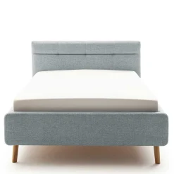 Clearance Gepolstertes Bett 140x200 cm Locks Doppelbetten|Funktionsbetten