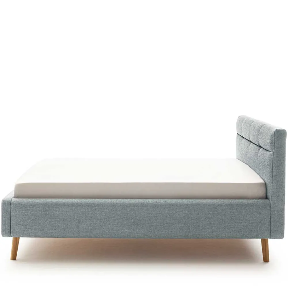 Clearance Gepolstertes Bett 140x200 cm Locks Doppelbetten|Funktionsbetten