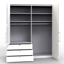 New Geräumiger Kleiderschrank Grinzia Jugendkleiderschrank