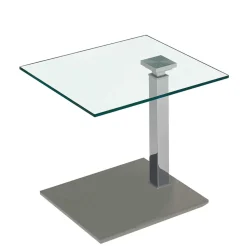 New Glas Beistelltisch Hataia Wohnzimmertisch|Glastische