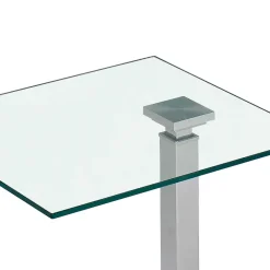 New Glas Beistelltisch Zandrada Wohnzimmertisch|Glastische