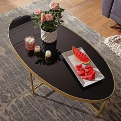 Outlet Glas Couchtisch Cassius Couchtische|Glastische