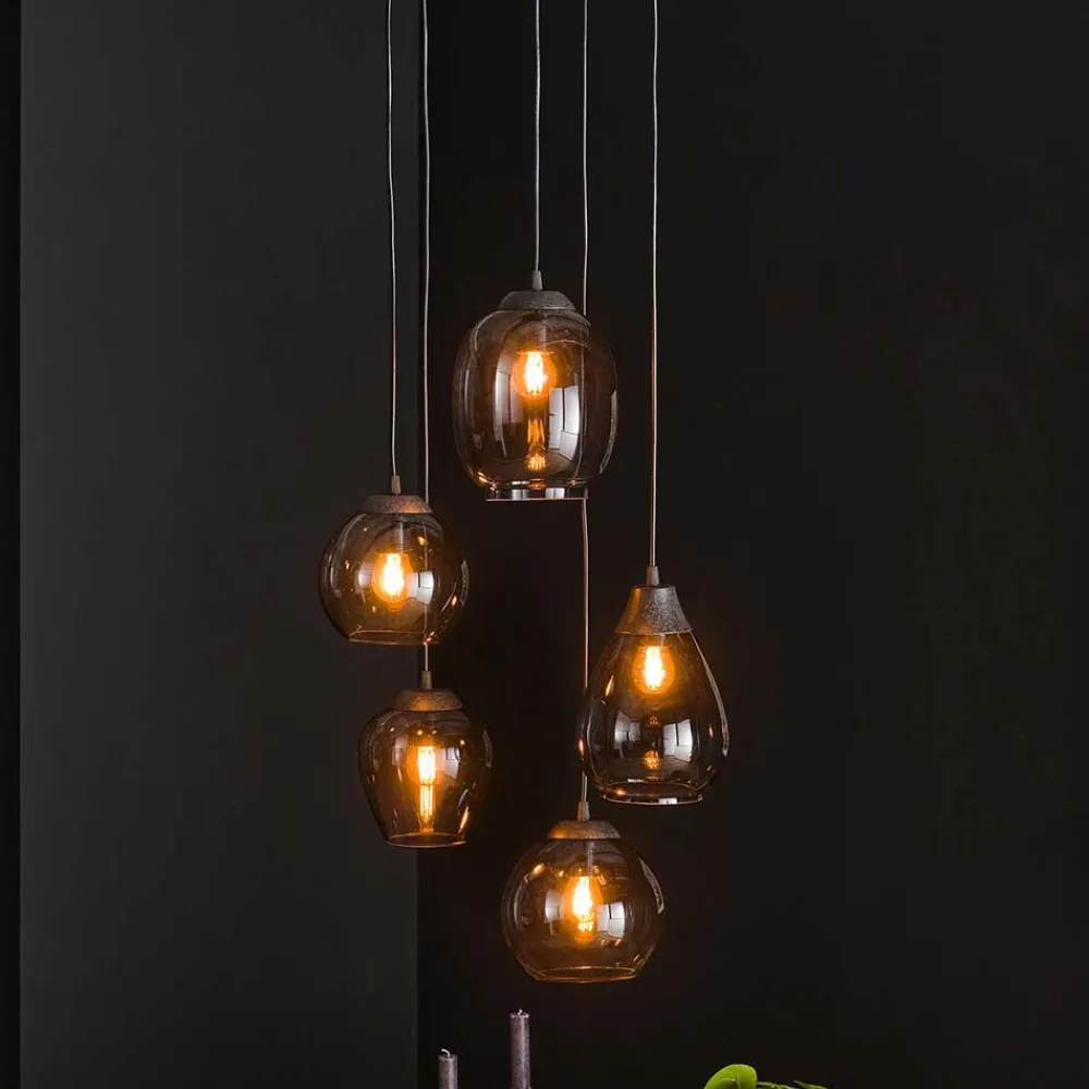 Glas Hängeleuchte Telik*Pharao24 Online