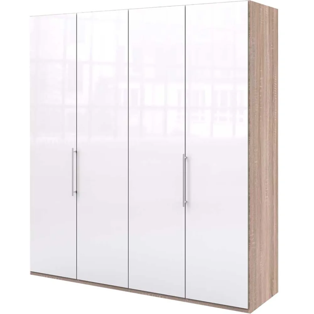 Outlet Glasfront Kleiderschrank Andryas Jugendkleiderschrank