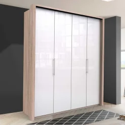 Outlet Glasfront Kleiderschrank Andryas Jugendkleiderschrank