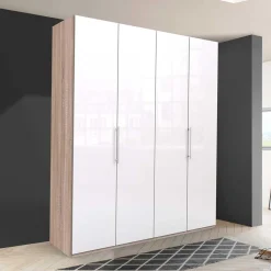 Outlet Glasfront Kleiderschrank Andryas Jugendkleiderschrank