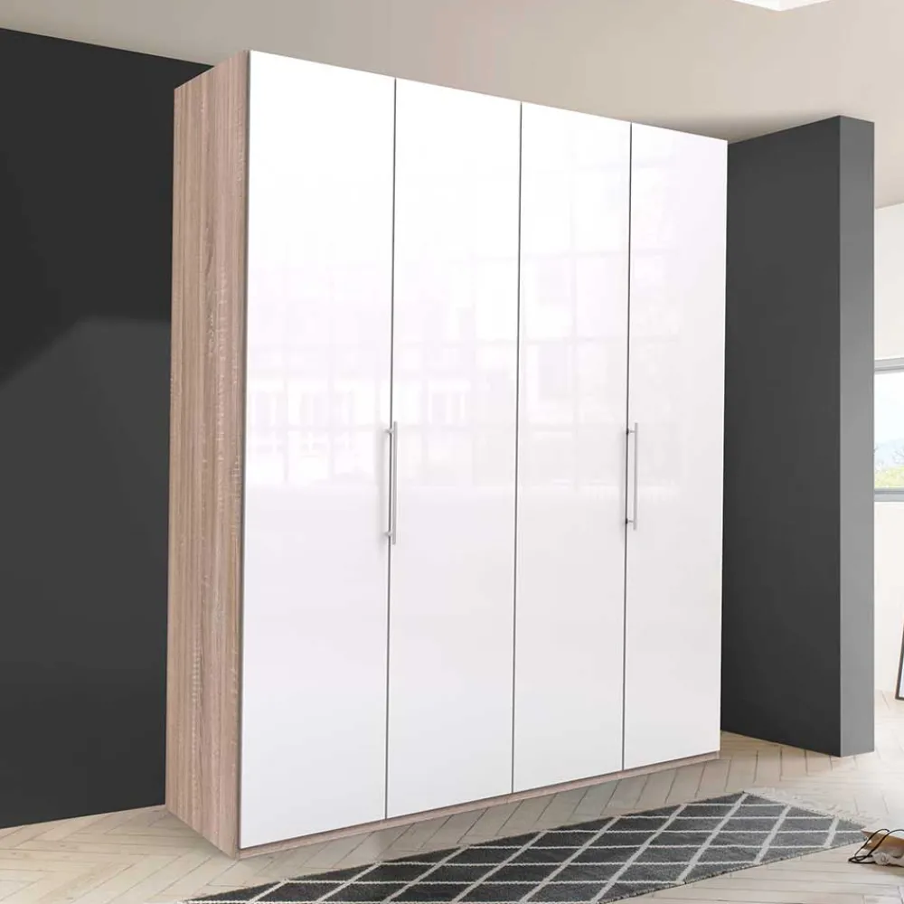 Outlet Glasfront Kleiderschrank Andryas Jugendkleiderschrank