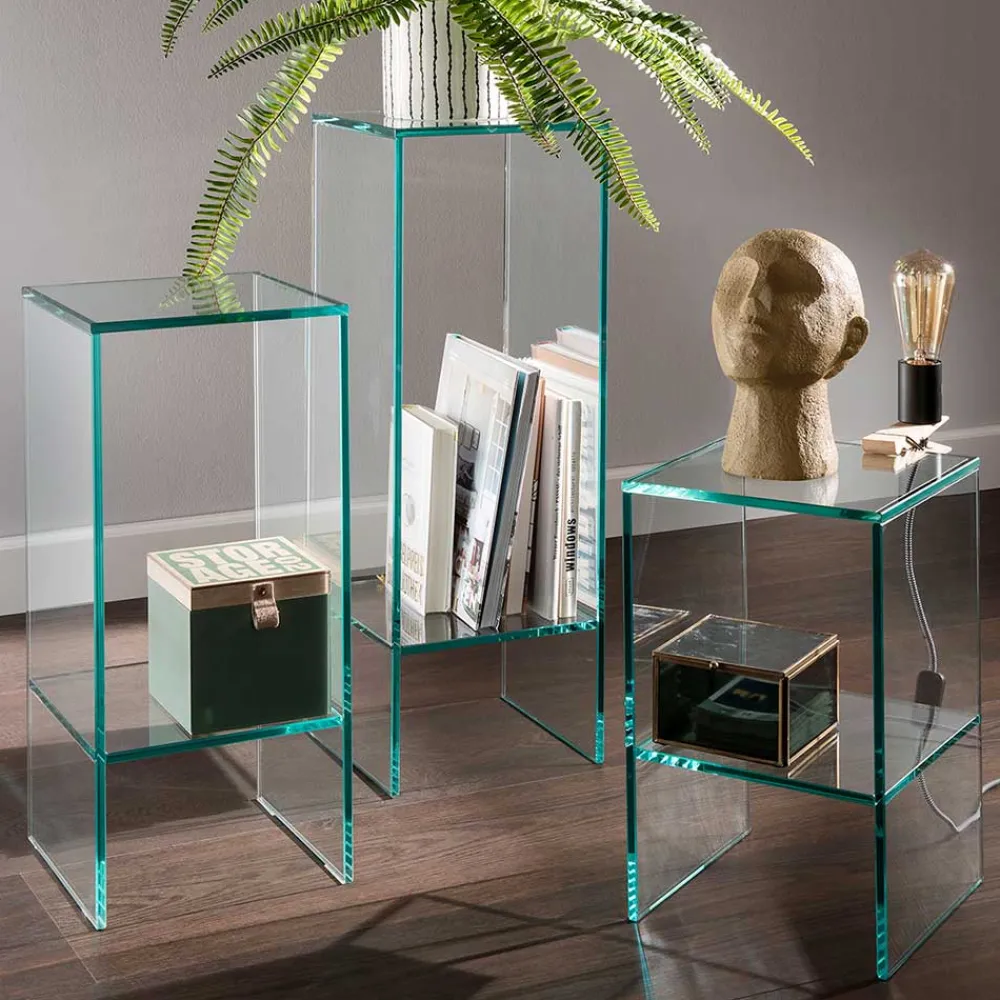 New Glastisch Set Tannila Telefontische|Blumensäulen