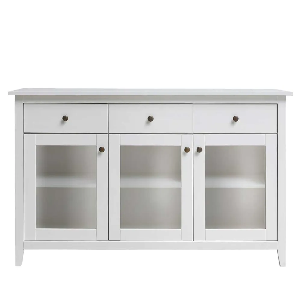 Clearance Glastüren Sideboard Brostian Küchenkommode|Wohnzimmerkommoden