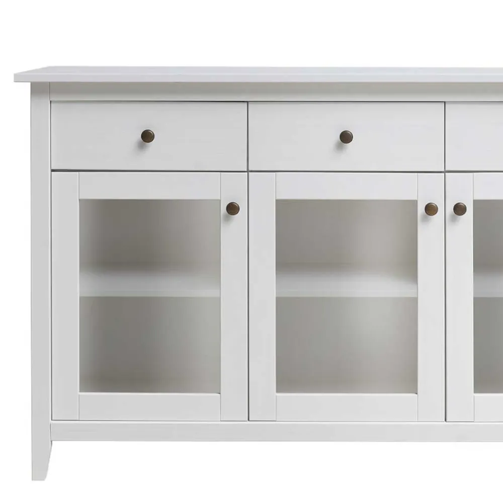 Clearance Glastüren Sideboard Brostian Küchenkommode|Wohnzimmerkommoden