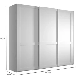 Gleittürenschrank ohne Spiegel Tudana*Pharao24 Online