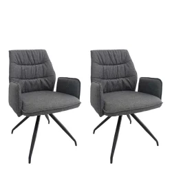 New Graue Armlehner Born Armlehnstühle