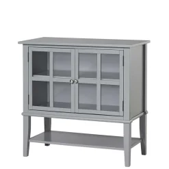 Graue Vitrine Lino*Pharao24