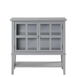 Graue Vitrine Lino*Pharao24